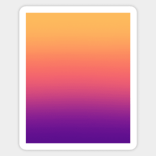 Purple Orange Pink Gradient Sticker